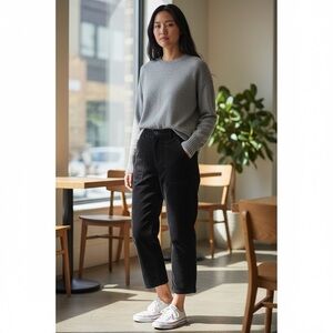 Pilcro cropped barrel corduroy pants size 26